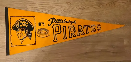 1970 VTG MLB PIRATES Pennant THREE RIVERS 1st YEAR image indicator(2)