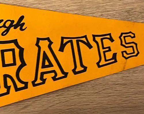 1970 VTG MLB PIRATES Pennant THREE RIVERS 1st YEAR image indicator(7)