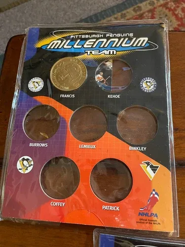 JEAN PRONOVOST-19 Pittsburgh Penguin Collector Coin image indicator(4)