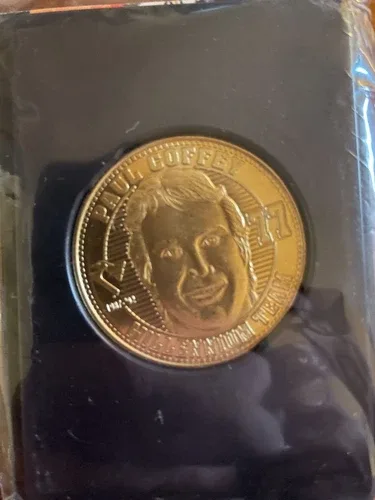 PAUL COFFEY #77 Pittsburgh Penguins Collectors Coin image indicator(2)