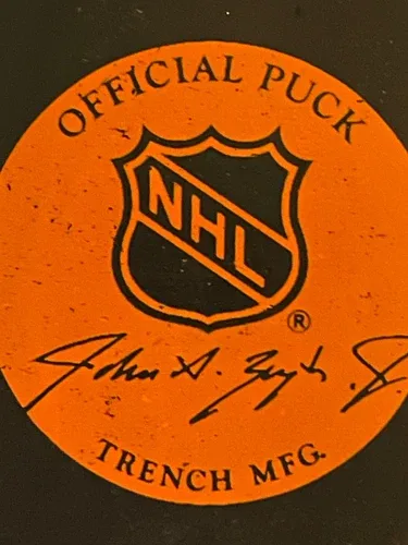 1991 NHL Stanley Cup Final Game Puck image indicator(8)