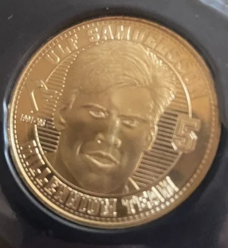 ULF SAMUELSSON #5 Pittsburgh Penguin Collector Coin