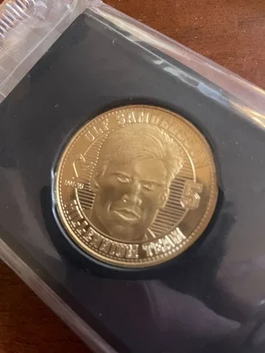 ULF SAMUELSSON #5 Pittsburgh Penguin Collector Coin image indicator(2)