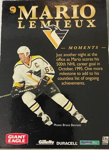 MARIO LEMIEUX Penguins 1997-98 Hockey Card #9