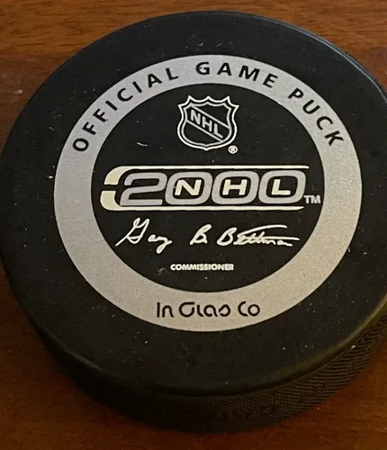 2000 Stanley Cup Final Game Puck NHL New Jersey Devils w/BOX image indicator(4)