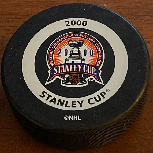 2000 Stanley Cup Final Game Puck NHL New Jersey Devils w/BOX image indicator(5)