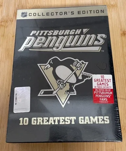 Penguins 10 Greatest Games 5 DVD Set NEW