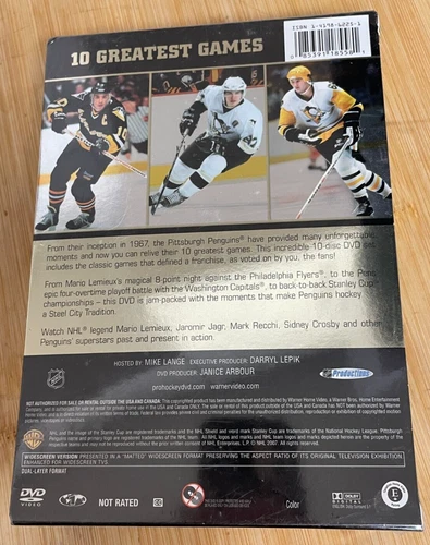 Penguins 10 Greatest Games 5 DVD Set NEW - photo 2