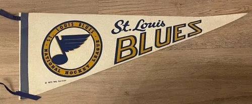 1970 Vintage ST LOUIS BLUES NHL banner