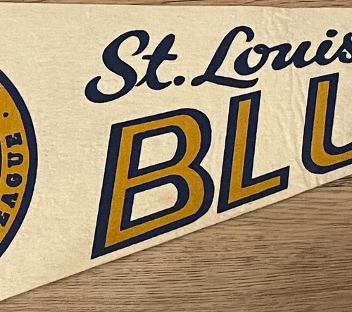 1970 Vintage ST LOUIS BLUES NHL banner image indicator(6)