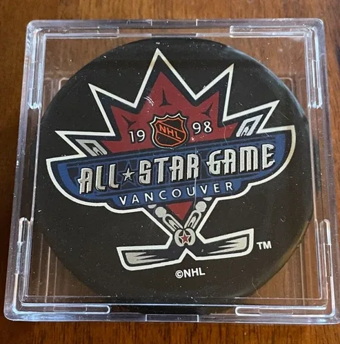 1998 ALL STAR GAME VANCOUVER NHL HOCKEY PUCK