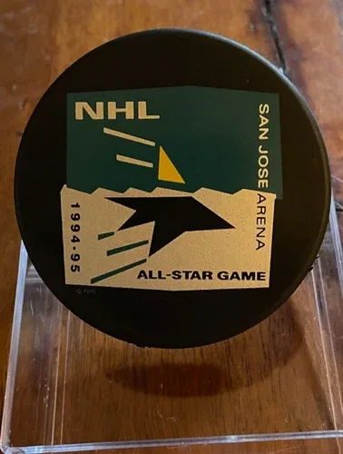 1994-95 SAN JOSE SHARKS ALL STAR GAME PUCK image indicator(2)
