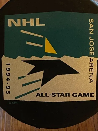 1994-95 SAN JOSE SHARKS ALL STAR GAME PUCK image indicator(3)
