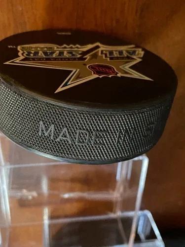 1999 ALL STAR GAME PUCK TAMPA BAY VINTAGE INGLASCO - VEGUM image indicator(4)