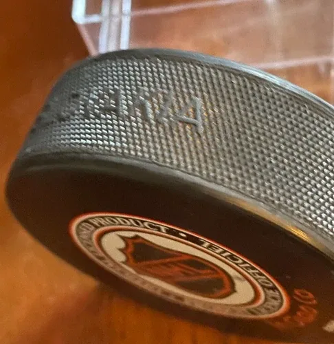 1999 ALL STAR GAME PUCK TAMPA BAY VINTAGE INGLASCO - VEGUM image indicator(5)