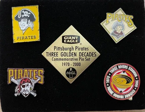 Vintage 1970-2000 MLB PITTSBURGH PIRATES Pin SET