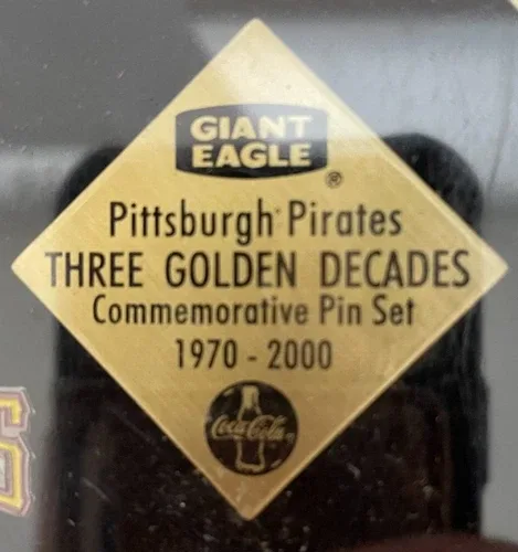 Vintage 1970-2000 MLB PITTSBURGH PIRATES Pin SET image indicator(3)