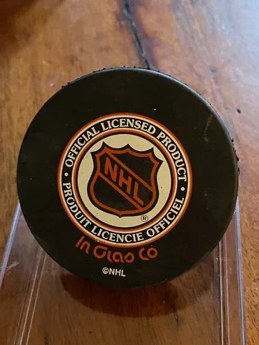 1992 43rd NHL All-Star Game Hockey Puck image indicator(4)