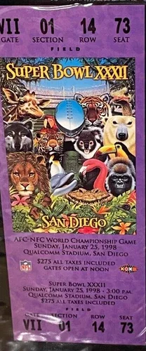 NFL 22KT Gold Super Bowl XXXII