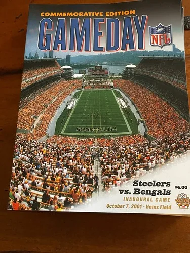 STEELERS VS BENGALS - 2001 NFL Gameday Program image indicator(2)