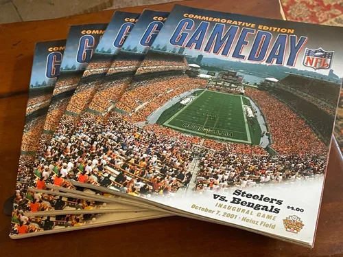 STEELERS VS BENGALS - 2001 NFL Gameday Program image indicator(3)