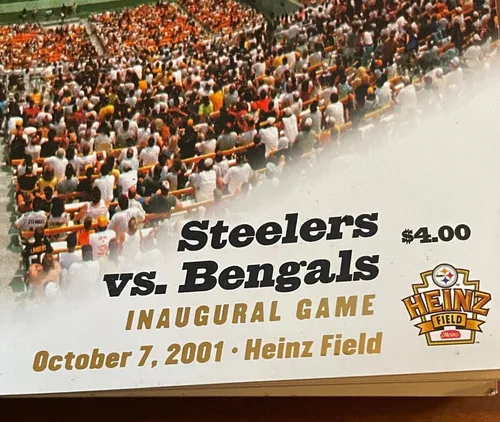 STEELERS VS BENGALS - 2001 NFL Gameday Program image indicator(5)