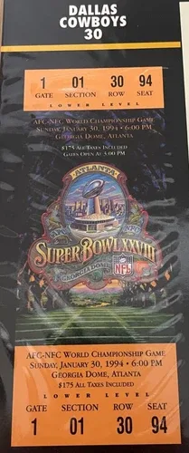 NFL 22KT Gold Super Bowl XXVIII image indicator(7)