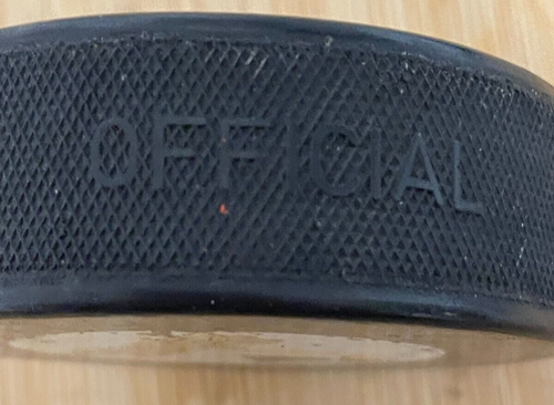 NHL Pittsburgh Penguins Inglasco Puck OFFICIAL GAME USED CIVIC A - photo 5