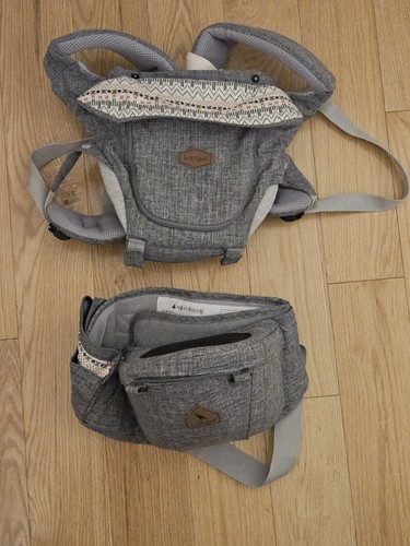 I-Angel Baby Hipseat Carrier (Hello Hipster) Gray - photo 3