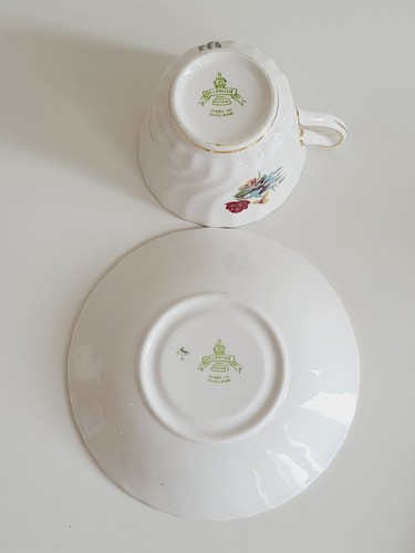 Vintage Delphine Bone China Tea Cup & Saucer - photo 4