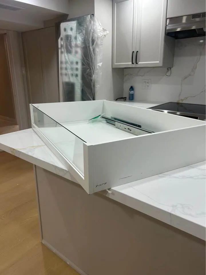 KOMPLEMENT Drawer with glass front, white, 100x58 cm image indicator(6)