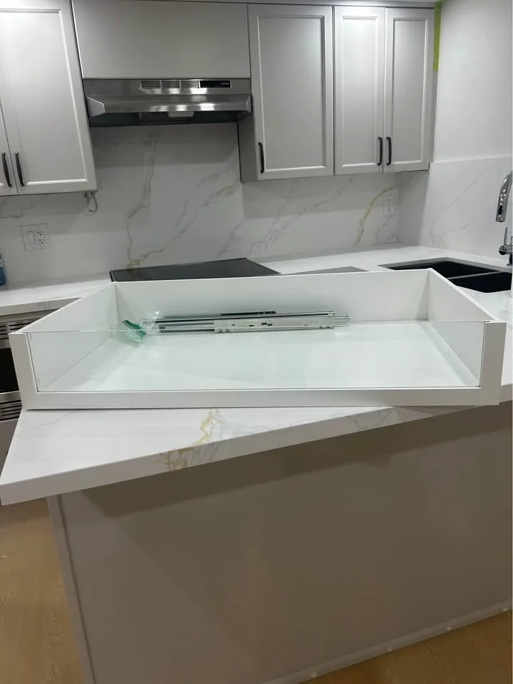 KOMPLEMENT Drawer with glass front, white, 100x58 cm image indicator(7)