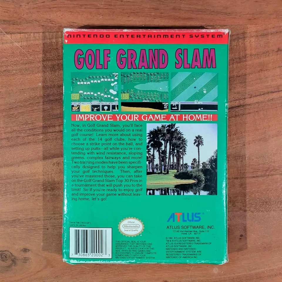 NES - Golf Grand Slam CIB image indicator(2)