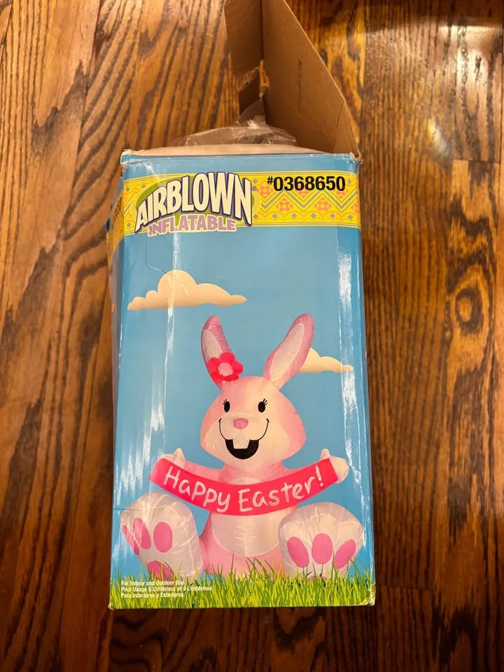 Cute Inflatable Easter bunny image indicator(2)