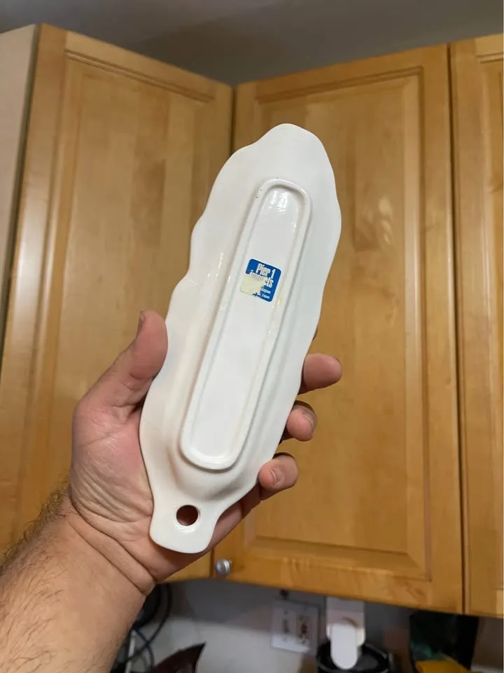 Vintage White Corn Serving Dishes - Pier 1 Imports image indicator(2)