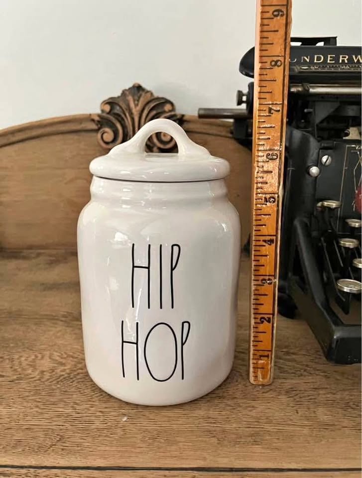 Rae Dunn Easter Hip Hop Canister