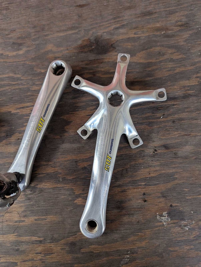 Shimano 105 Crank set with Ritchey pedals - photo 2