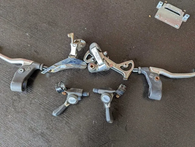 Vintage Shimano Deore groupset thumbnail