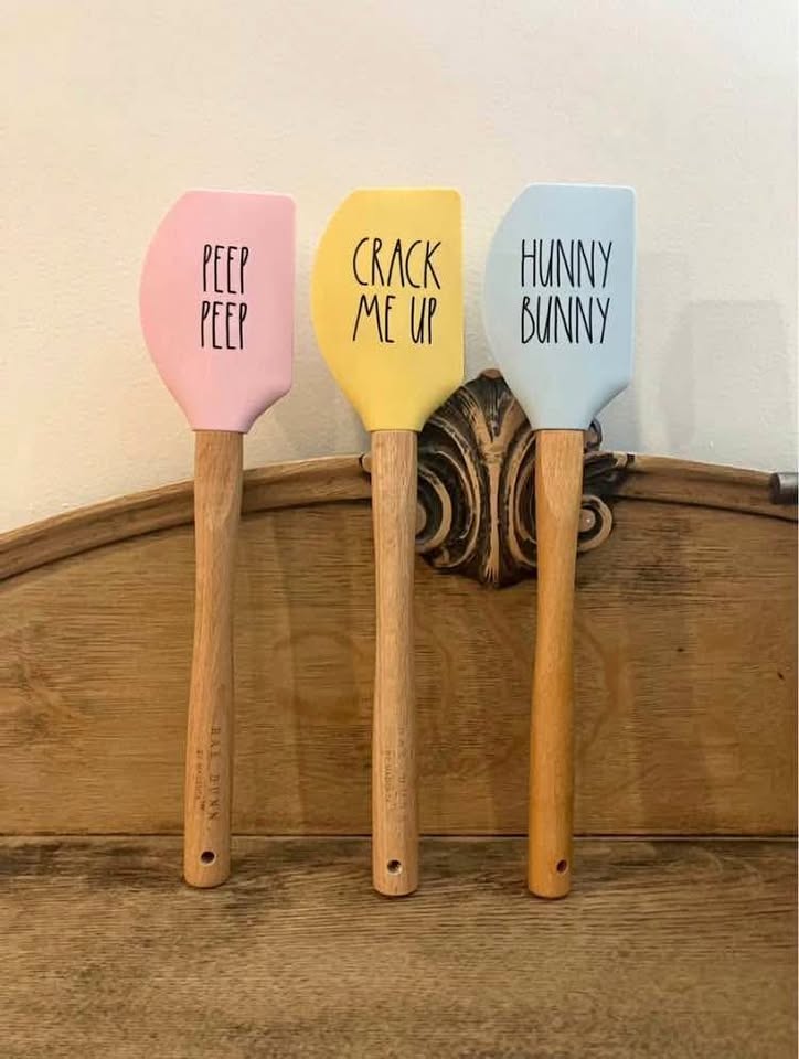 Rae Dunn Easter Spatulas