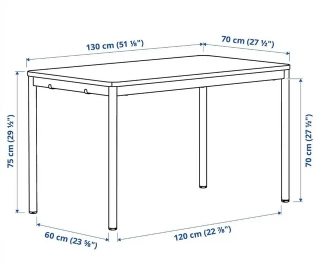 Ikea Dining Table set: 1x TOMMARYD + 4X INGOLF image indicator(5)