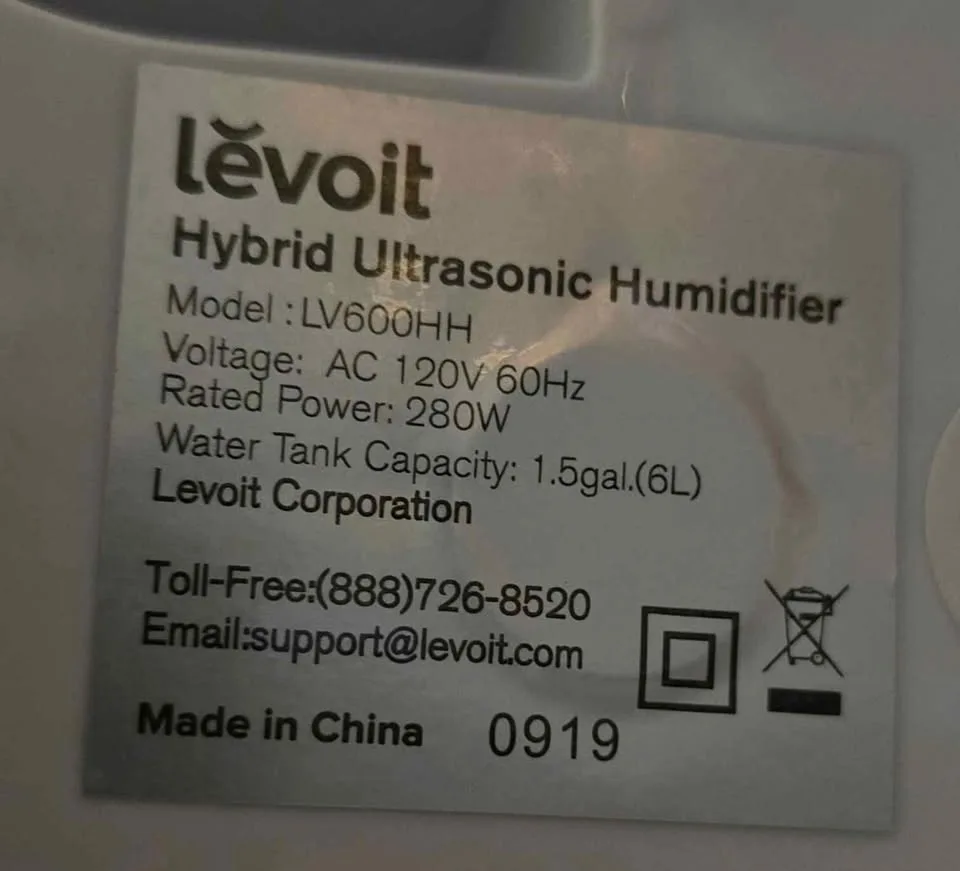 2 x Levoit Ultrasonic Humidifiers 6L image indicator(8)