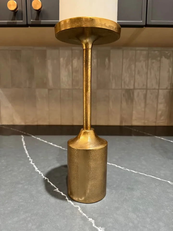 Brass candle holder image indicator(2)