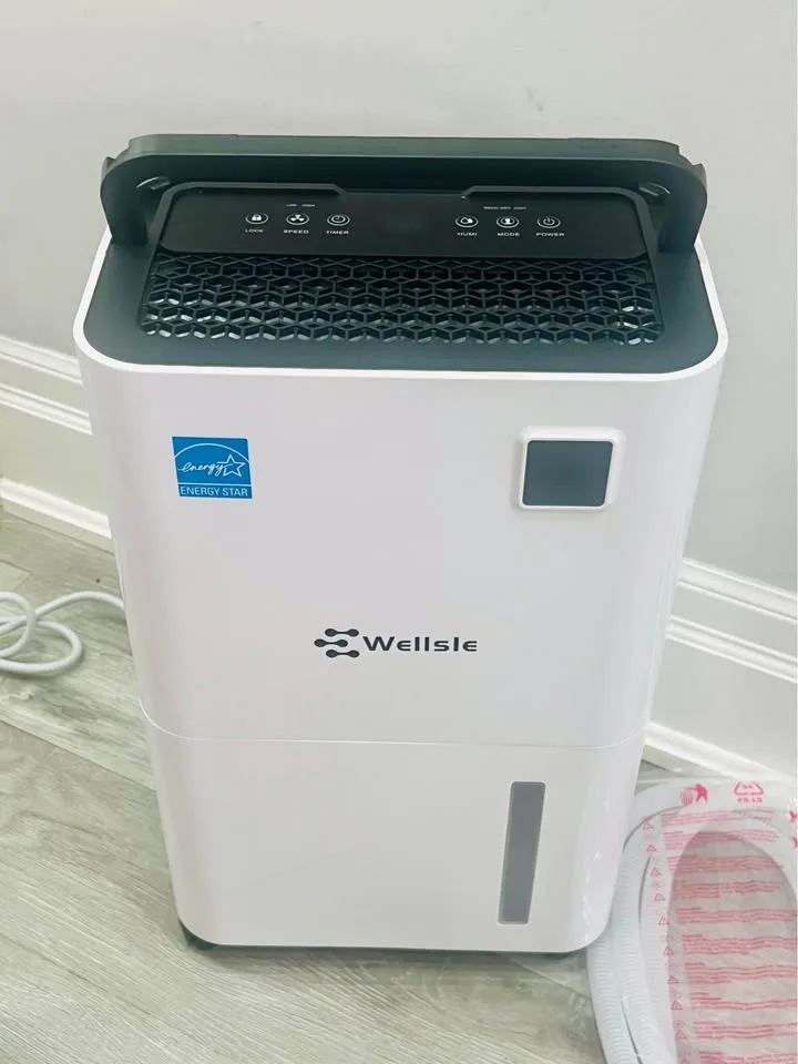 Wellsle Dehumidifier 50 Pint w/ Smart Humidity Control image indicator(9)