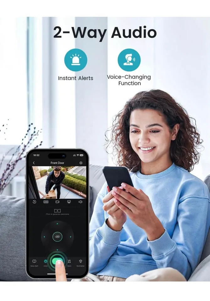 DEKCO 2K Outdoor Security Camera image indicator(6)