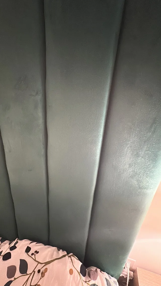 Green Velvet Queen Size bed (Pickup Only Brampton) image indicator(3)