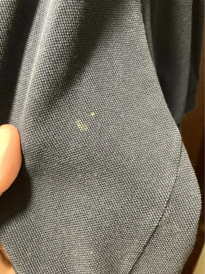 Navy Lacoste polo size 7 image indicator(4)