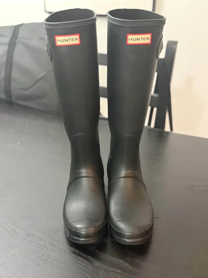 Hunter Tall Rain Boots - Black - Size 9 image indicator(5)