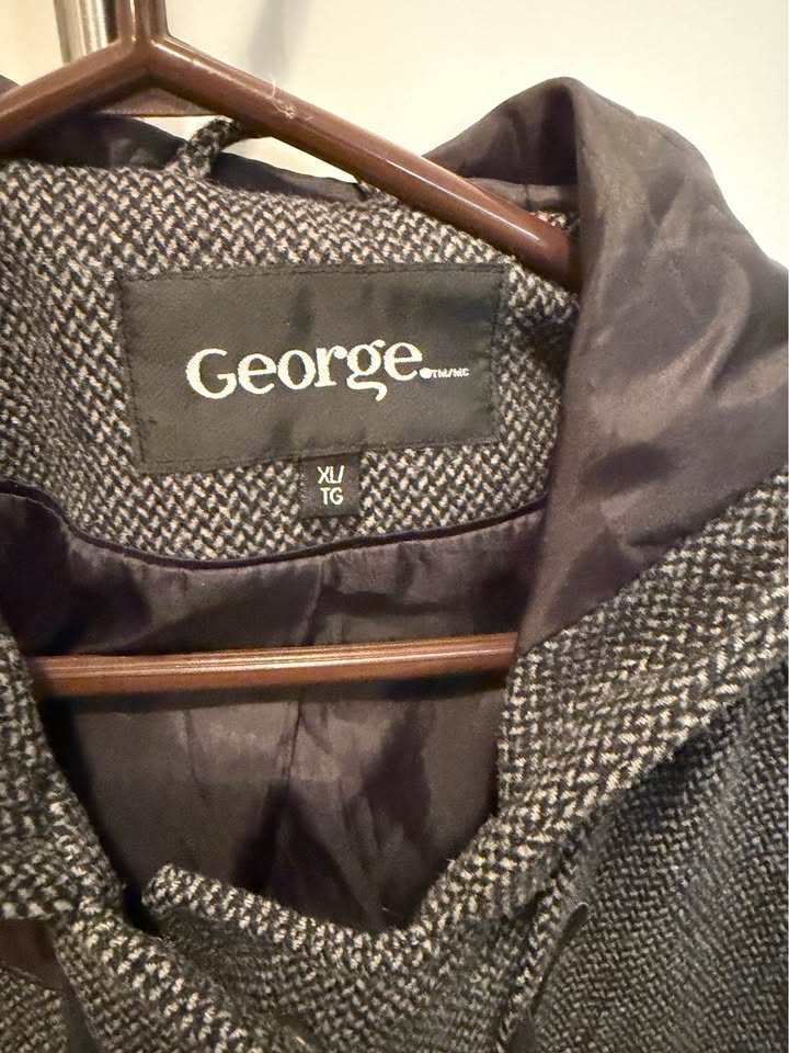 Women’s Grey Wool-Blend Duffle Coat – Toggle Closure, Warm Winte - photo 3