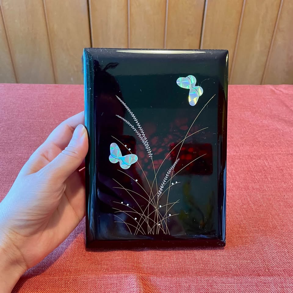 Vintage✨Japanese Lacquered Address Book - photo 2