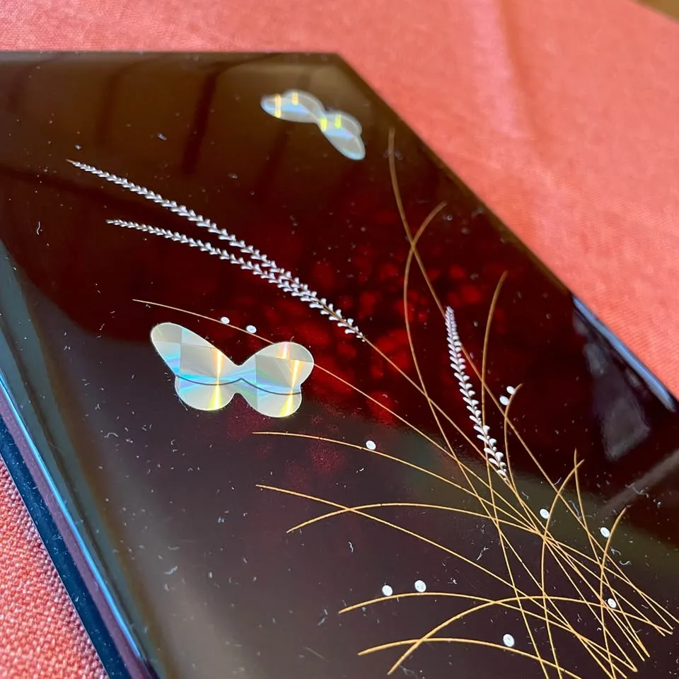 Vintage✨Japanese Lacquered Address Book image indicator(3)